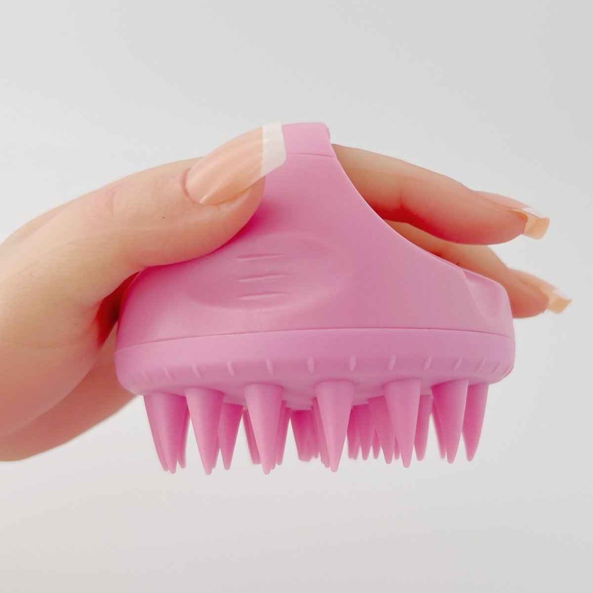 Shampoo Scalp Scrubber Brush Silicone Shower Massager for Hair Care