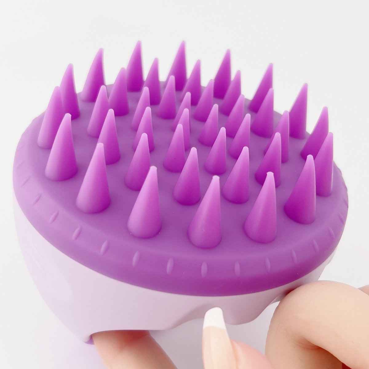 Shampoo Scalp Scrubber Brush Silicone Shower Massager for Hair Care