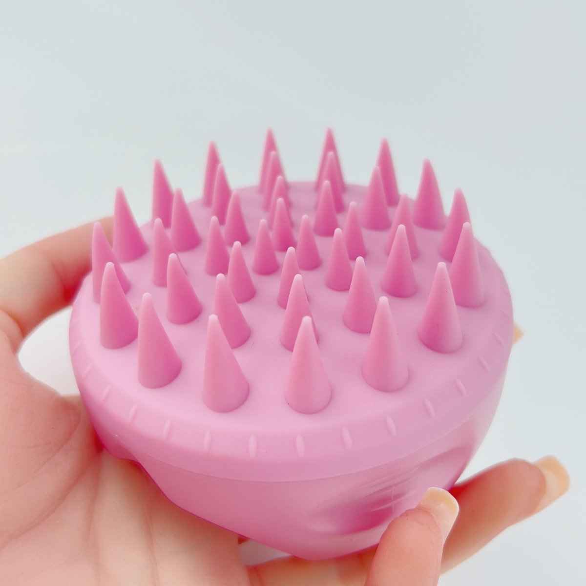 Shampoo Scalp Scrubber Brush Silicone Shower Massager for Hair Care