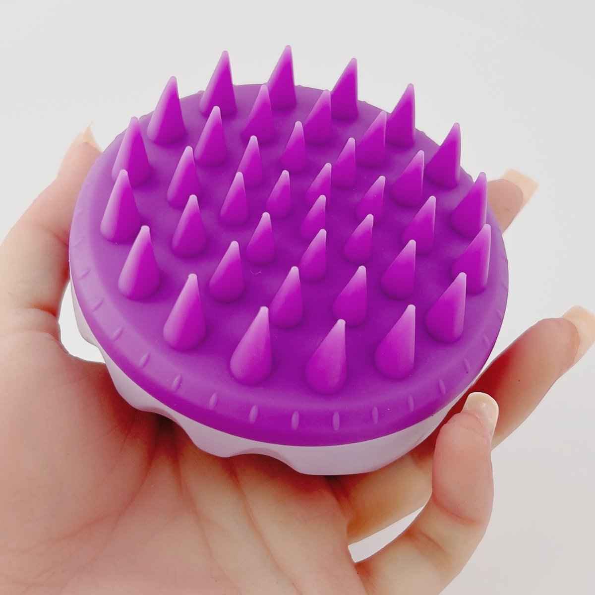 Shampoo Scalp Scrubber Brush Silicone Shower Massager for Hair Care
