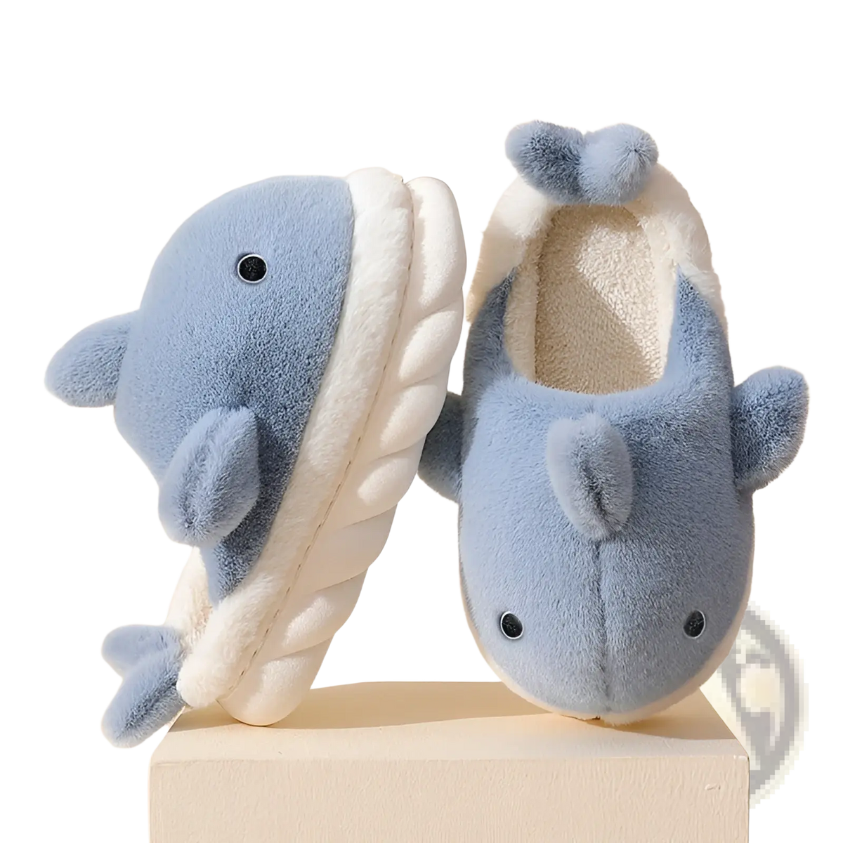 Shark Slippers Plush Animal Dolphin Whale House Shoes
