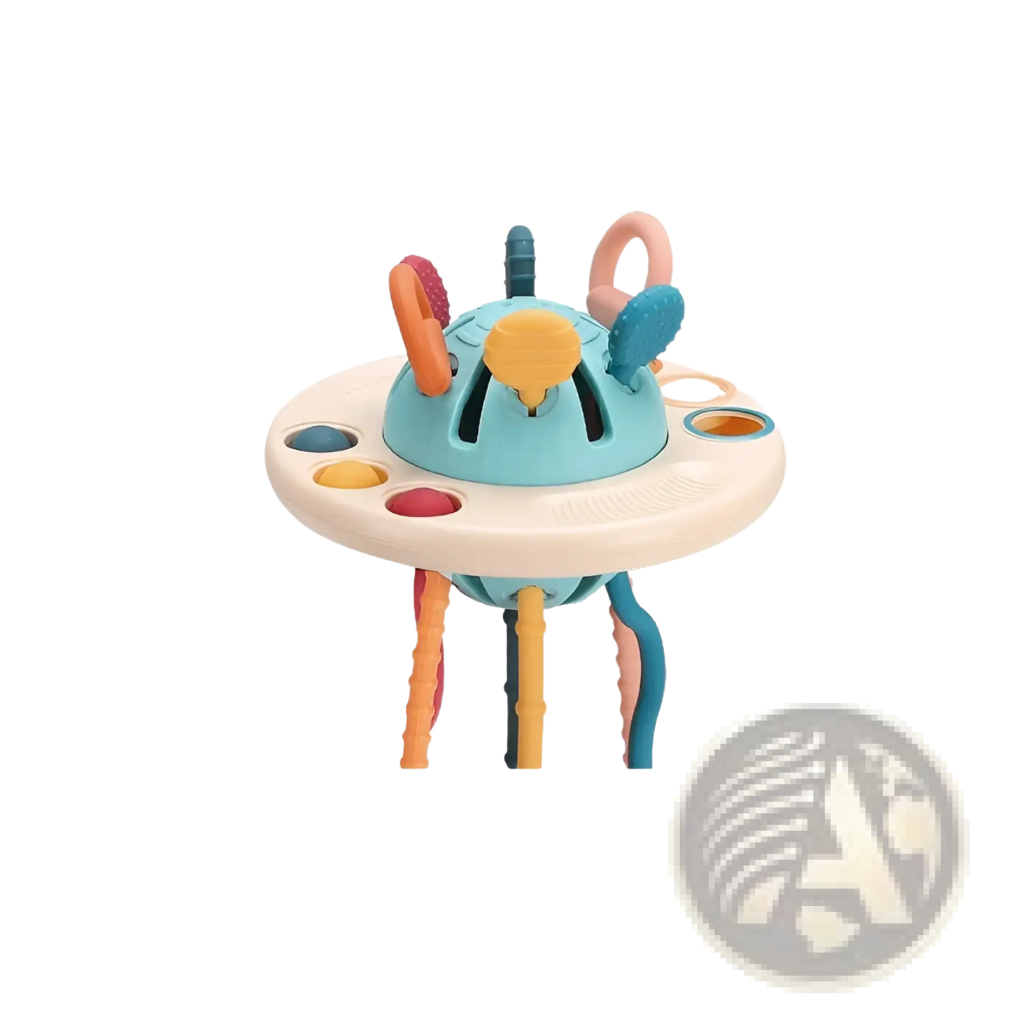 Silicone Baby Sensory Teething Toy with Ribbons