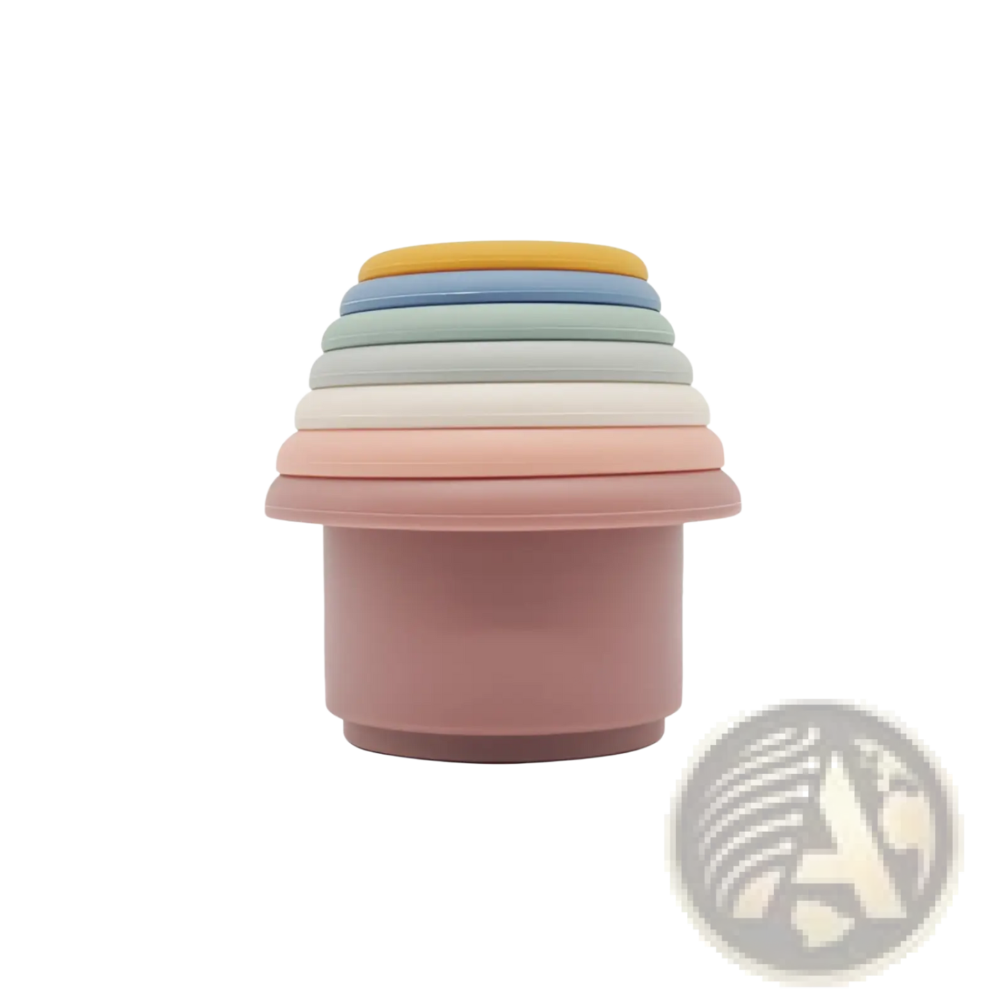 Silicone Stacking Cups Educational Nesting Baby Toy