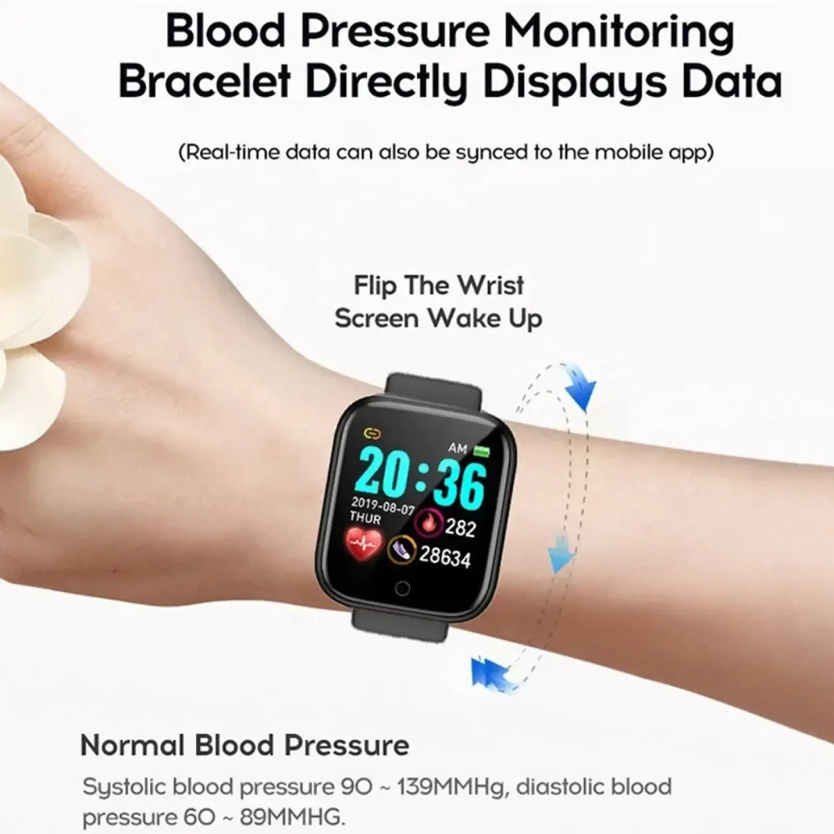 Smart Fitness Watch with Heart Rate Monitor
