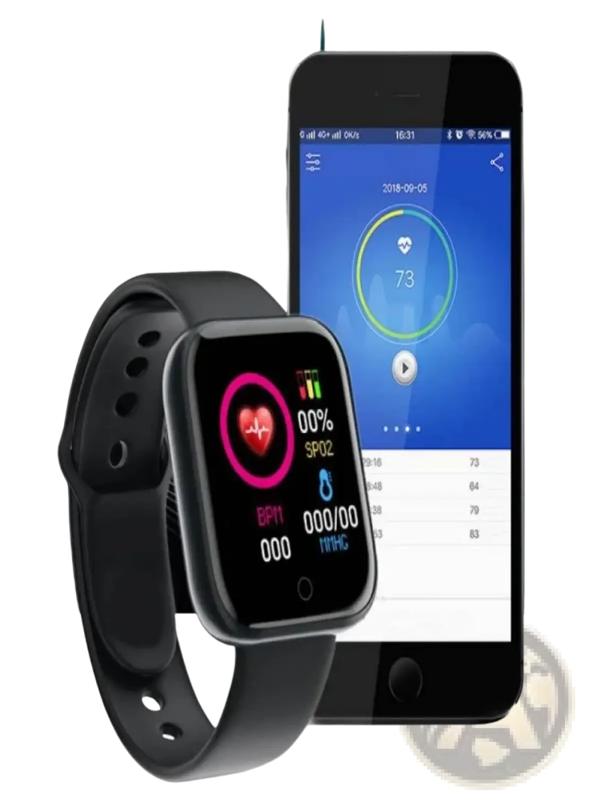 Smart Fitness Watch with Heart Rate Monitor