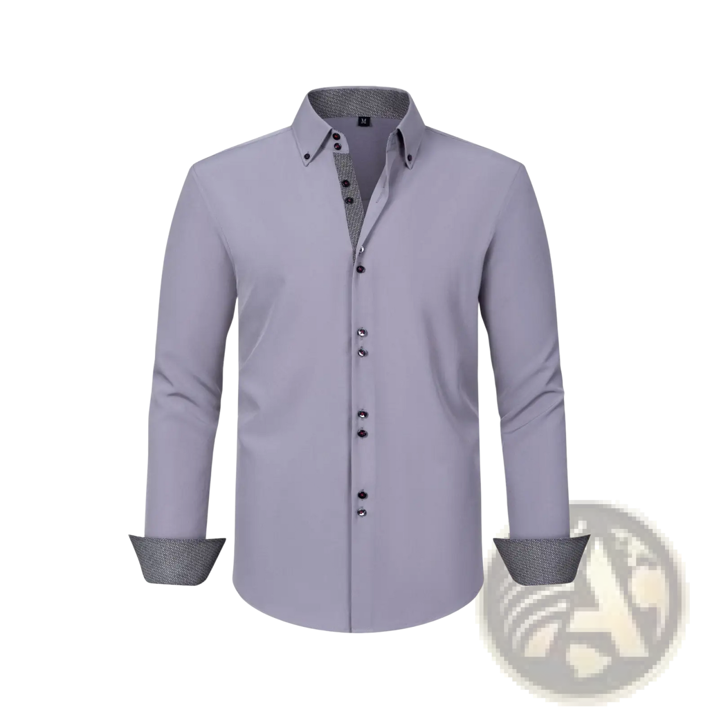 Stretch Colorblock Dress Shirt