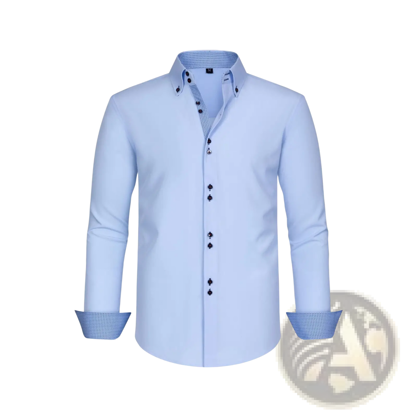 Stretch Colorblock Dress Shirt