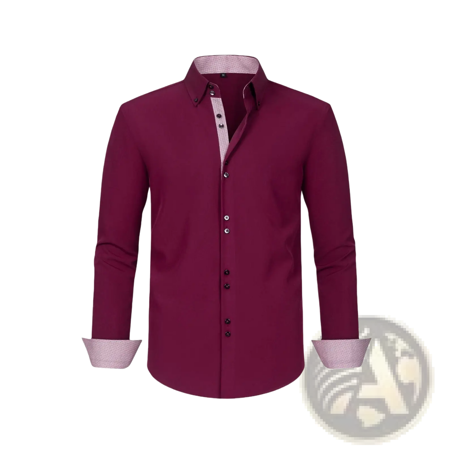Stretch Colorblock Dress Shirt