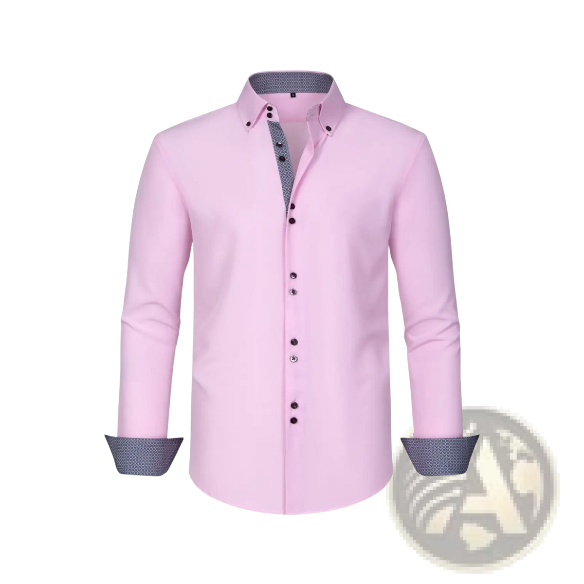 Stretch Colorblock Dress Shirt