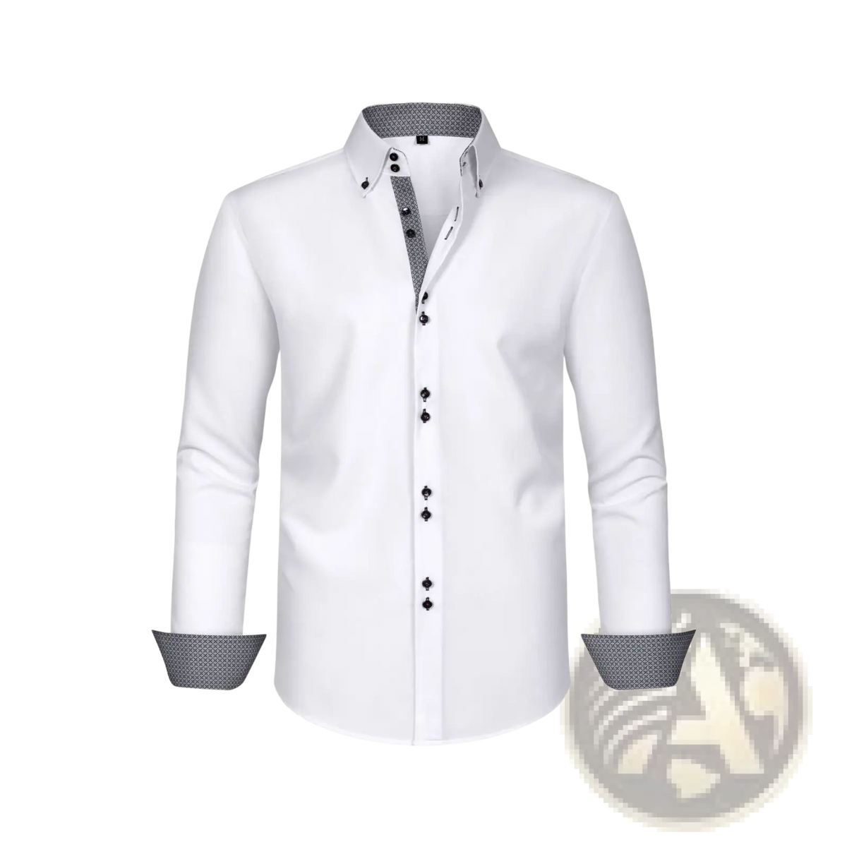 Stretch Colorblock Dress Shirt