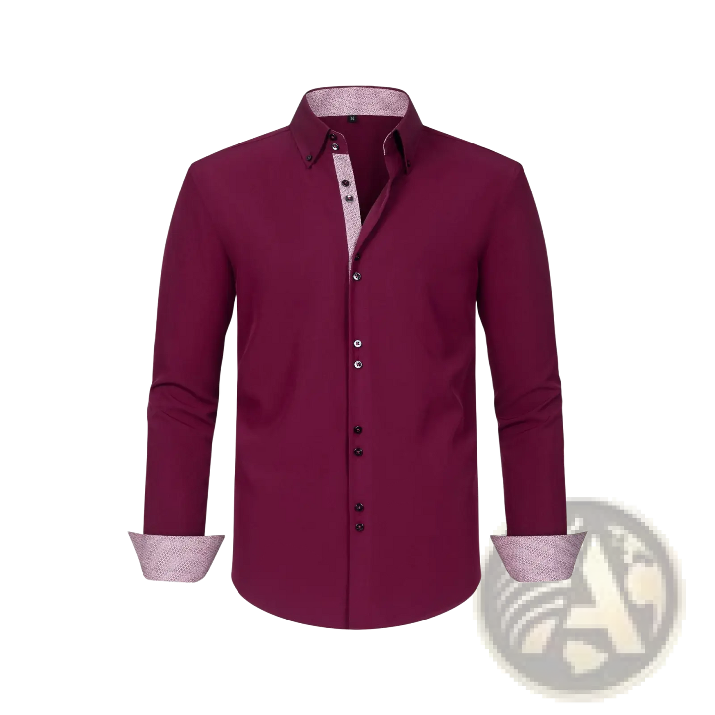 Stretch Colorblock Dress Shirt