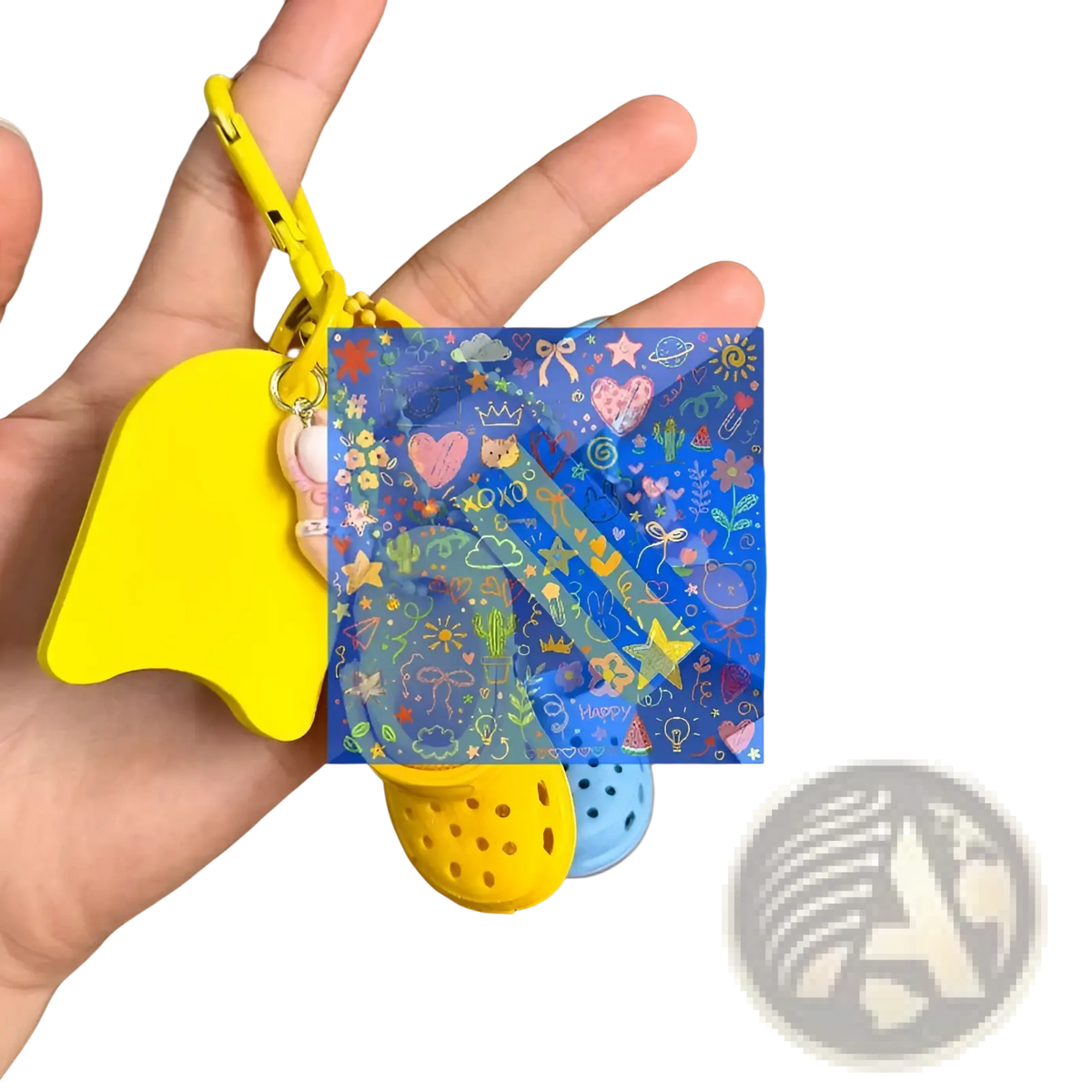 Summer Beach Clog Keychain Bag Charm