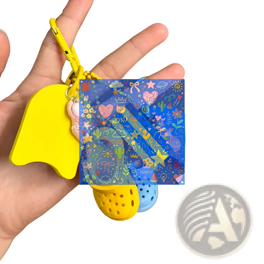 Summer Beach Clog Keychain Bag Charm