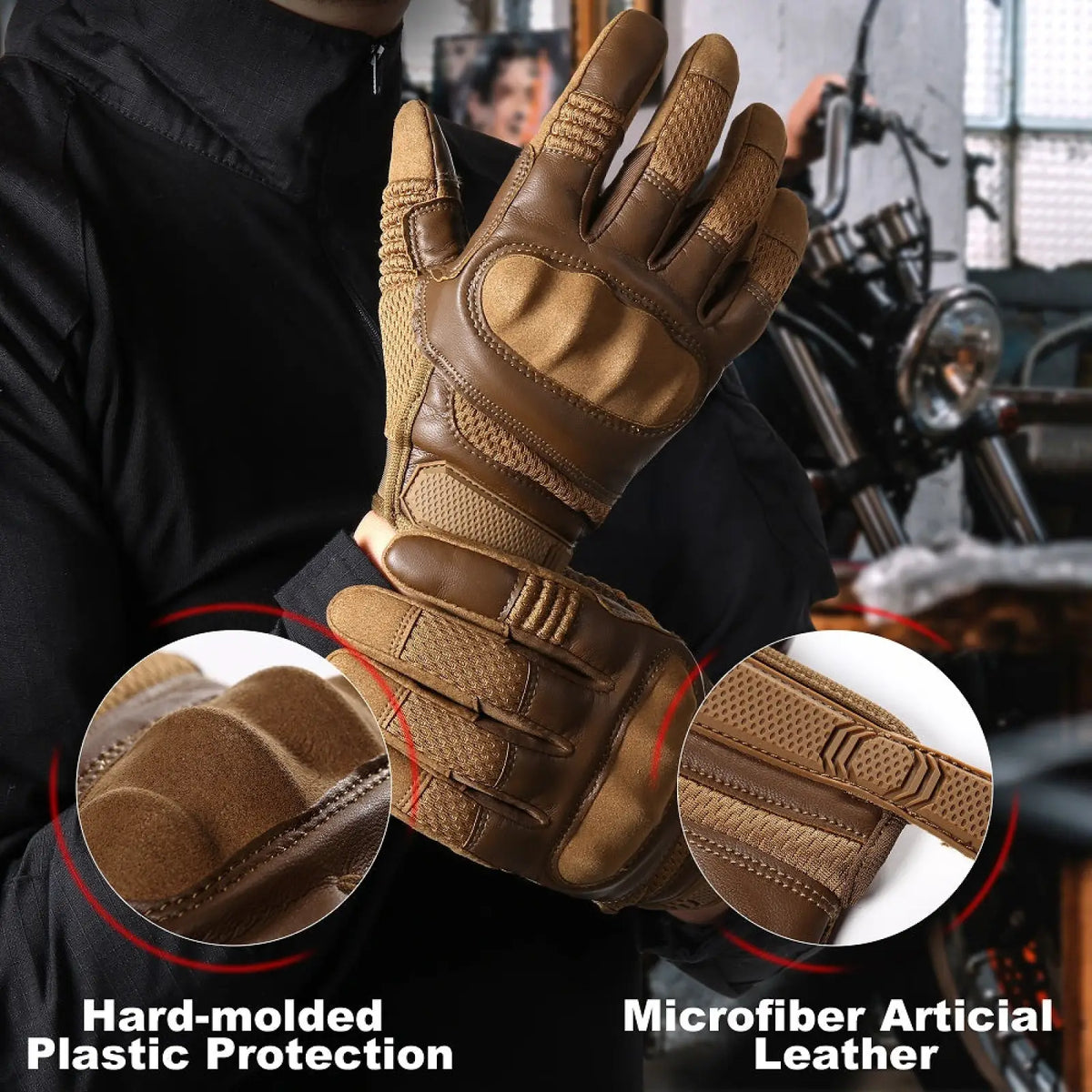Tactical Motorcycle Riding Gloves