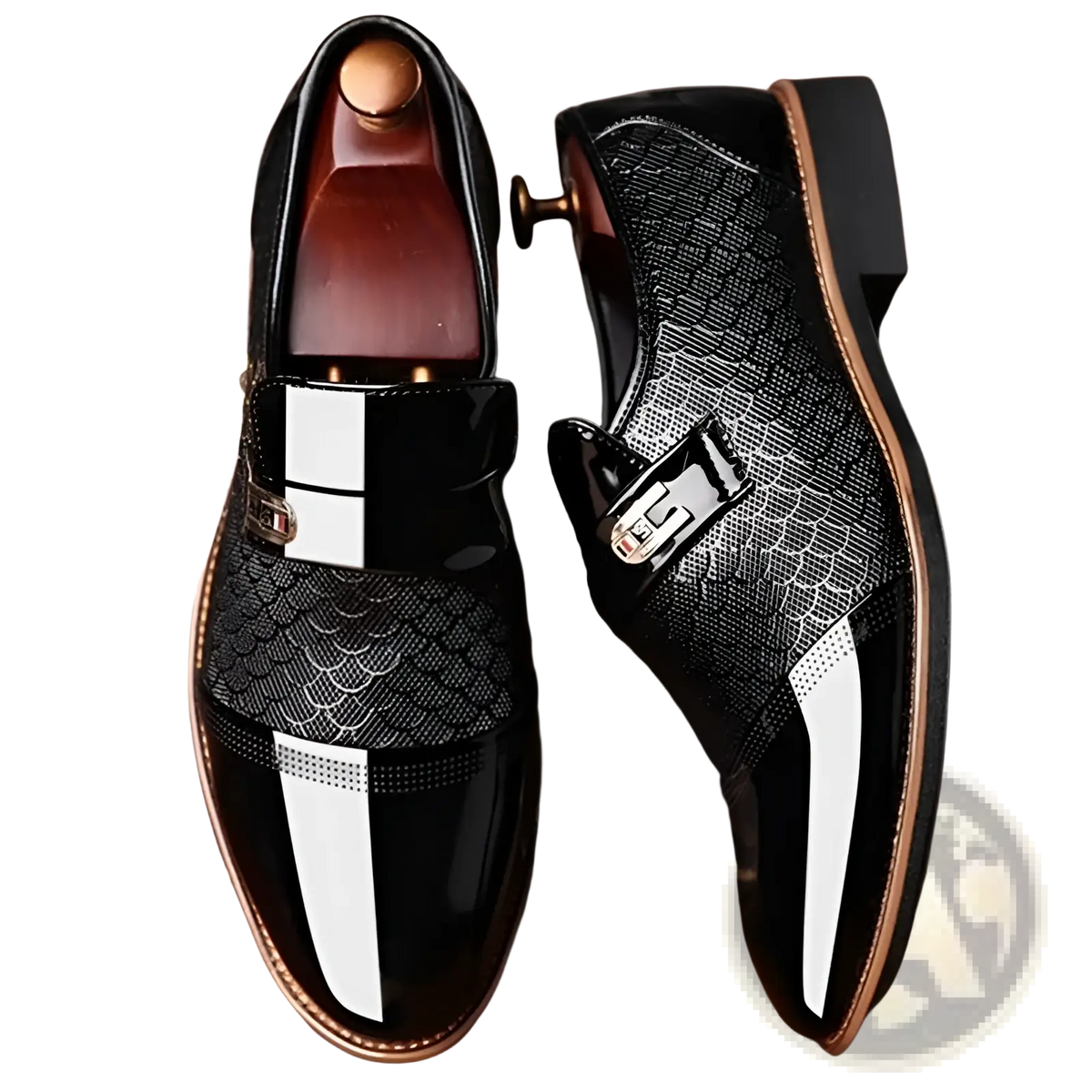Warm High Top Black Pu Leather Vulcanized Shoes