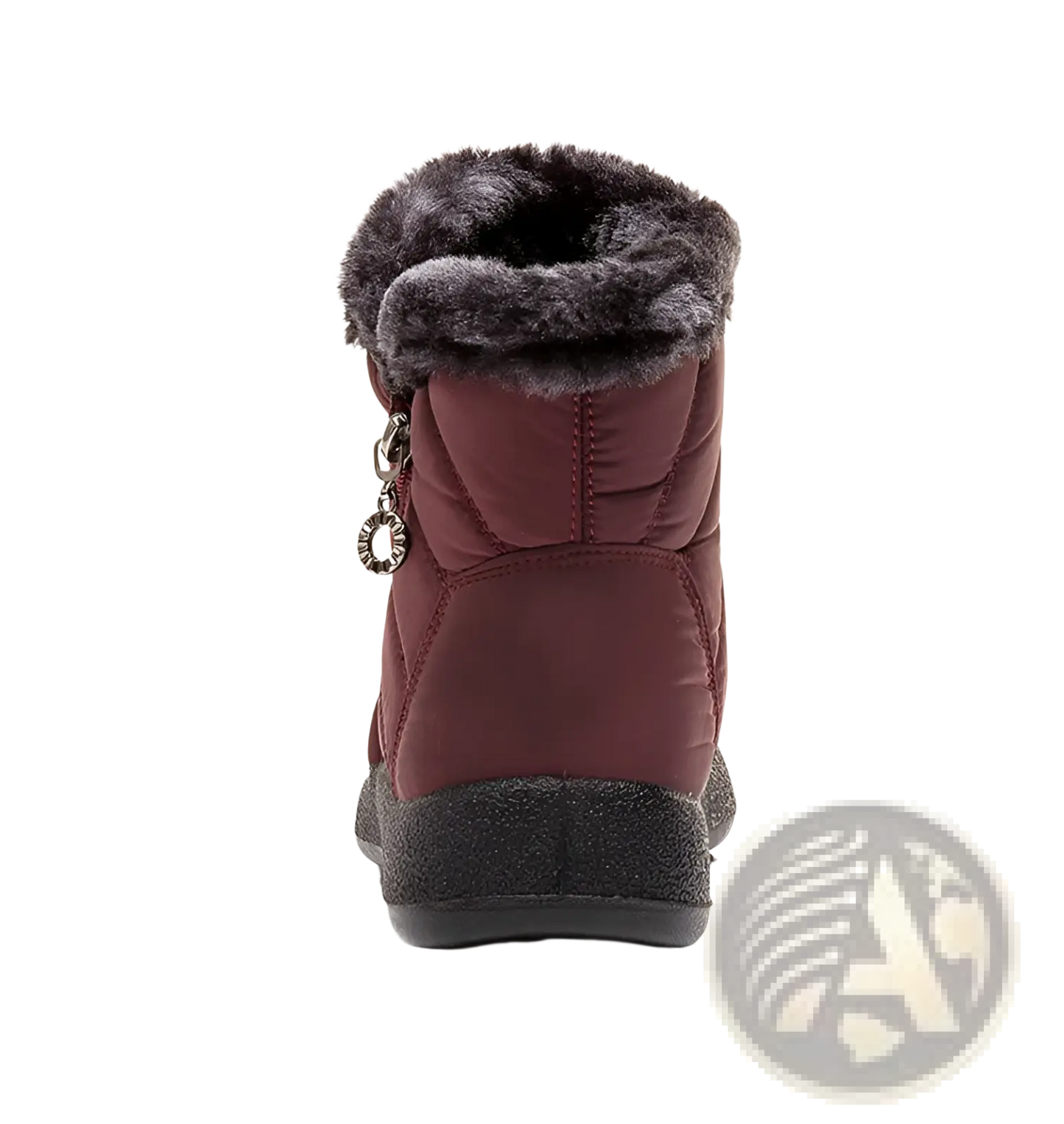 Waterproof Winter Snow Boots Quilted Plush Ankle Shoes