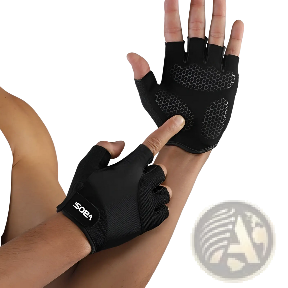 Weightlifting Fitness Gloves Anti-skid Half-finger