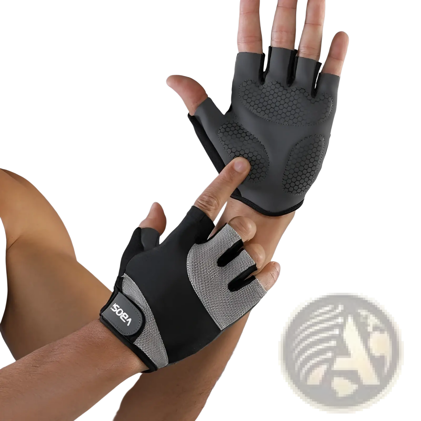Weightlifting Fitness Gloves Anti-skid Half-finger