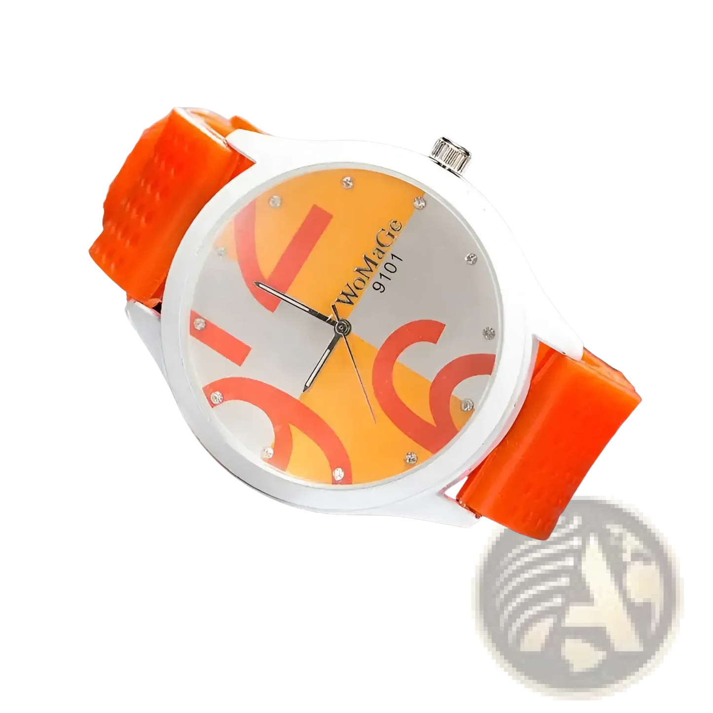 Womage Silicone Quartz Women Sports Watch