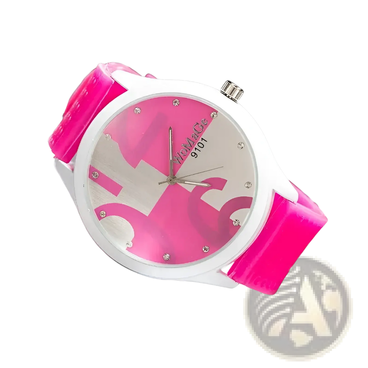 Womage Silicone Quartz Women Sports Watch