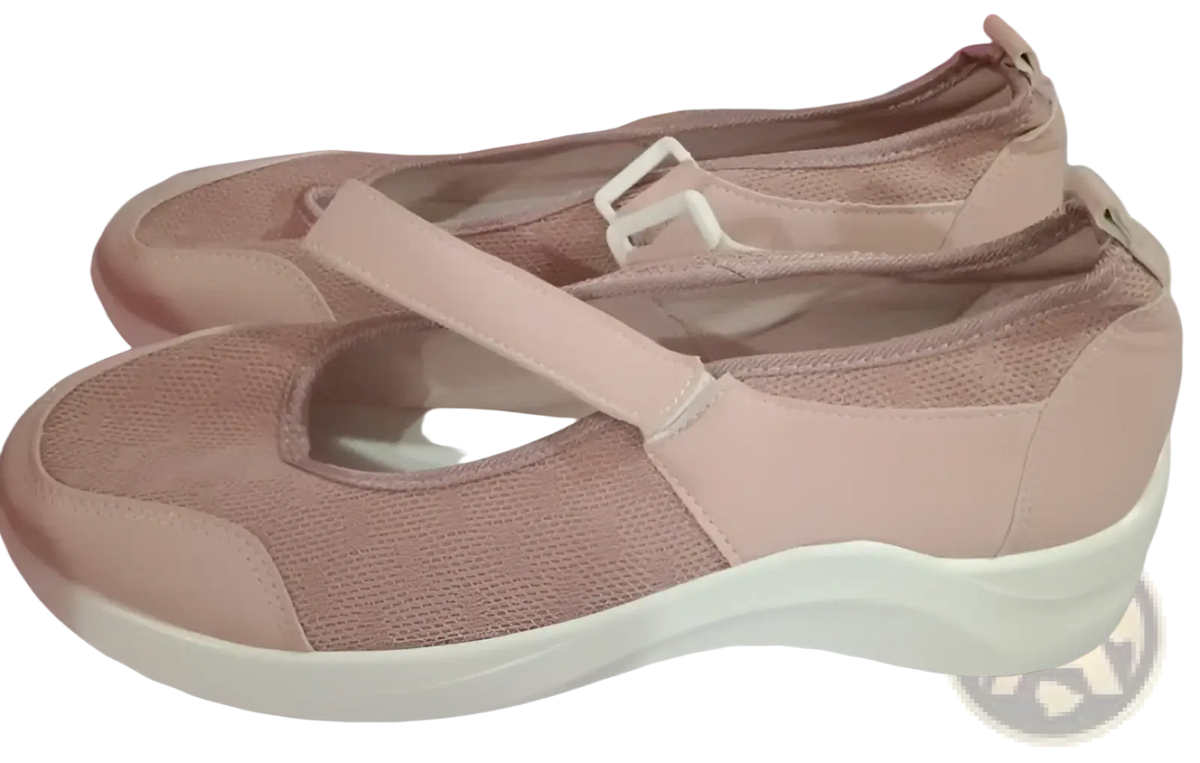 Women Mesh Platform Sneakers Velcro Casual Shoes