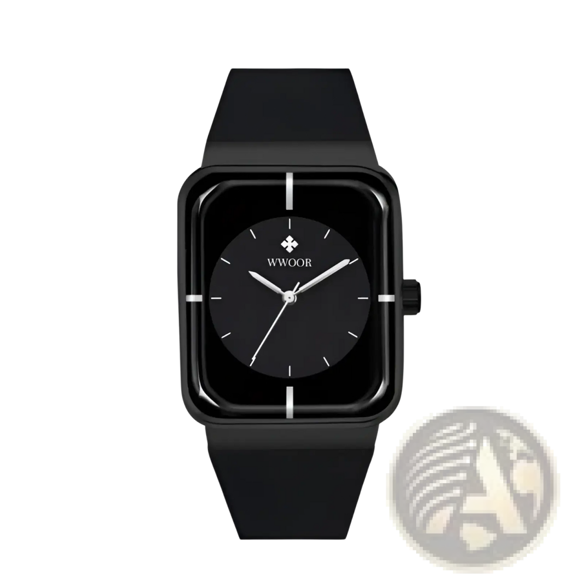 Wwoor Gold Rectangle Quartz Watch