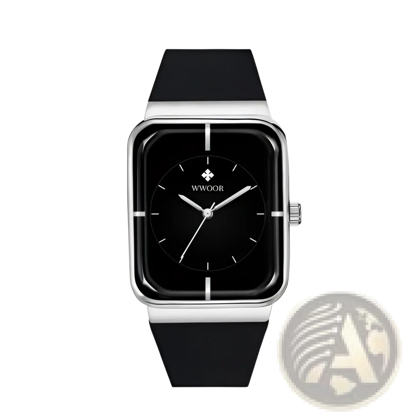 Wwoor Gold Rectangle Quartz Watch